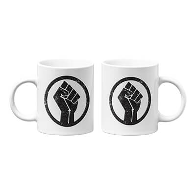 Black Lives Matter Raised Fist Mug