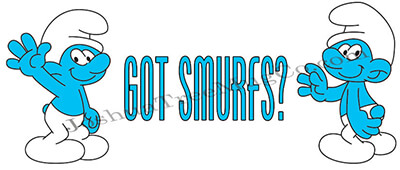 Got Smurfs Bumper Sticker
