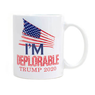 I'm Deplorable Trump 2020 Mug