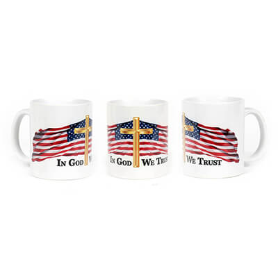 In God We Trust - USA Flag Mug