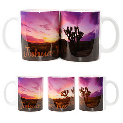 Joshua Tree Purple Sunset Mug