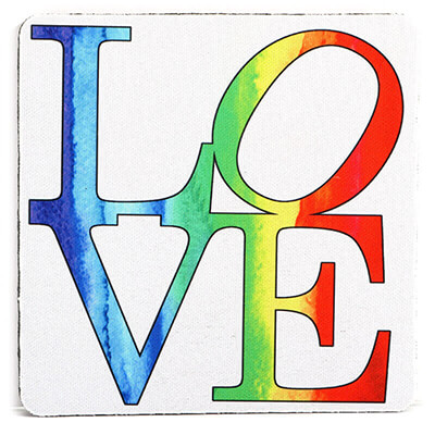 Love Rainbow Coaster