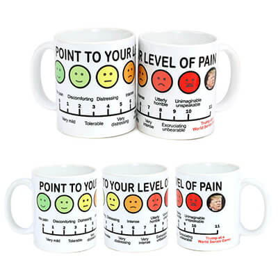 Point to Your Level of Pain Mug