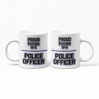 Proud Father of a Police Officer Mug