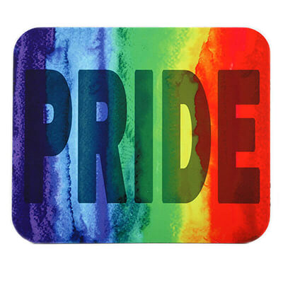 Pride Watercolor Rainbow Mousepad