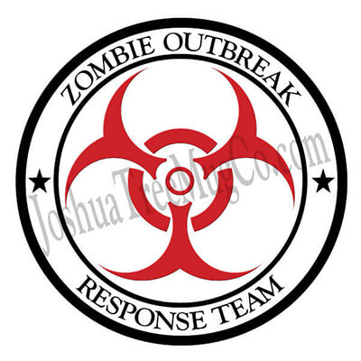 Zombie Outbreak Response Team Sticker