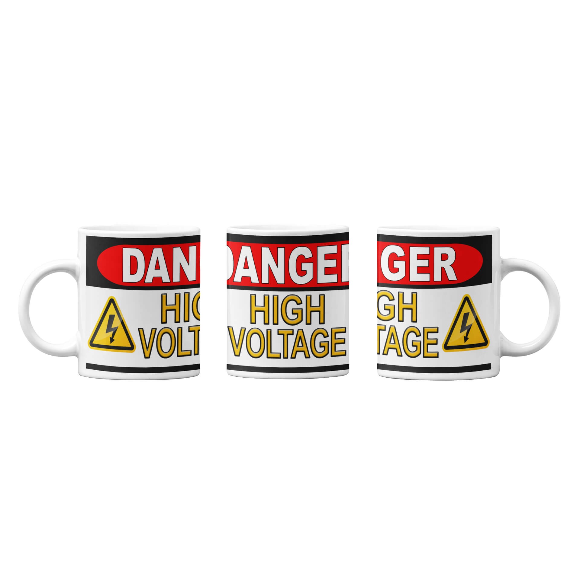 Danger High Voltage Mug